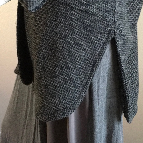 NWOT Gray One-Button Front Duster Jacket - Picture 6 of 7